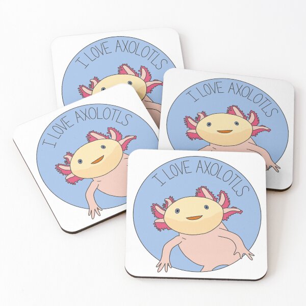 Item preview, I love axolotls designed and sold by PeachCatDesigns.