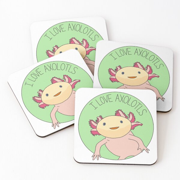 Item preview, I love axolotls designed and sold by PeachCatDesigns.
