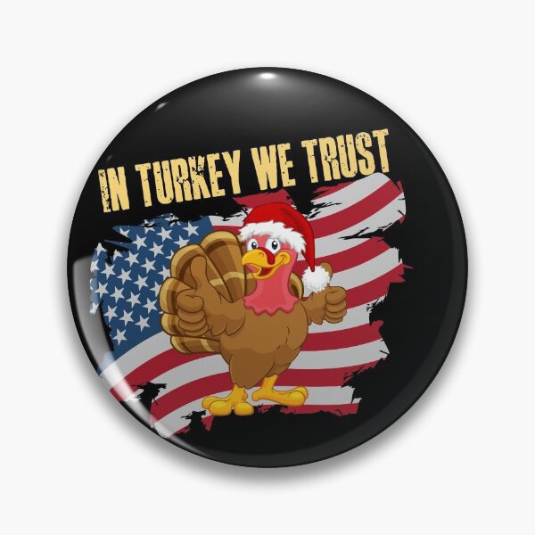 Item preview, In Turkey we trust Christmas bird design! Funny | patriotic Christmas Turkey design! designed and sold by HROC.