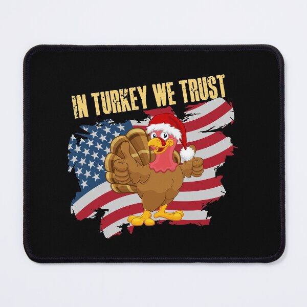 Item preview, In Turkey we trust Christmas bird design! Funny | patriotic Christmas Turkey design! designed and sold by HROC.