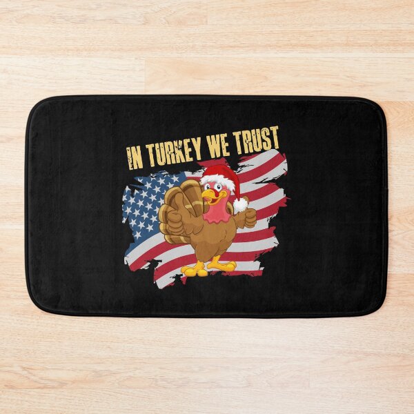 Item preview, In Turkey we trust Christmas bird design! Funny | patriotic Christmas Turkey design! designed and sold by HROC.