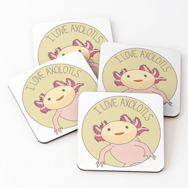 Item preview, I love axolotls designed and sold by PeachCatDesigns.