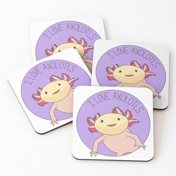 Item preview, I love axolotls designed and sold by PeachCatDesigns.