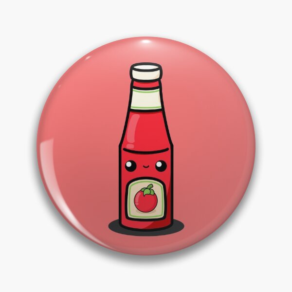 Item preview, Cute Cartoon Tomato Ketchup || Tomato Sauce || Kawaii designed and sold by cookingwithten.