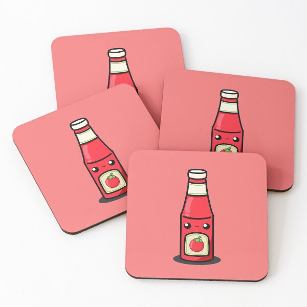 Item preview, Cute Cartoon Tomato Ketchup || Tomato Sauce || Kawaii designed and sold by cookingwithten.