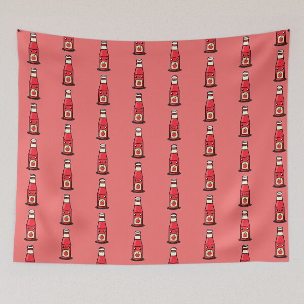 Item preview, Cute Cartoon Tomato Ketchup || Tomato Sauce || Kawaii designed and sold by cookingwithten.