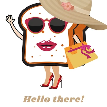 Artwork thumbnail, Hello There Bread Design by Fatbread