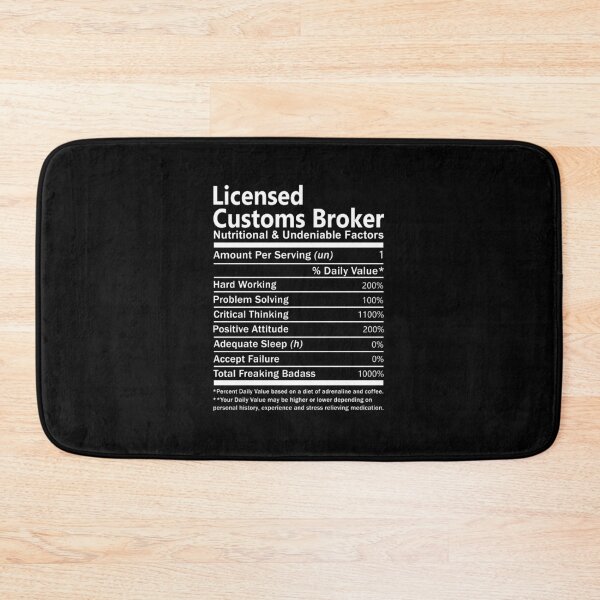 Item preview, Licensed Customs Broker T Shirt - Nutritional and Undeniable Factors Gift Item Tee designed and sold by oslandefren.