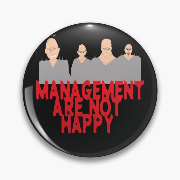 Item preview, Management are not happy designed and sold by Areashor.