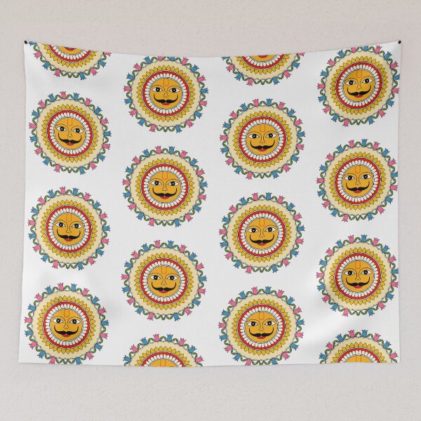 Item preview, Madhubani Sun art designed and sold by ArchiJoshi2001.