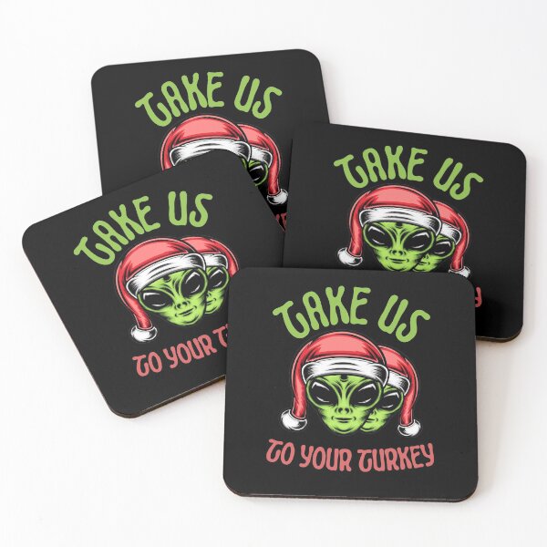 Item preview, Take us to your Turkey design! Funny | sarcastic alien abduction Christmas Turkey design! designed and sold by HROC.