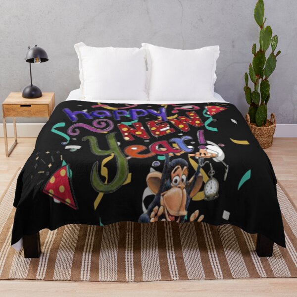 Item preview, Happy New Year Monkey, Howdy New Year,New Years Celebration, New Years Eve Countdown designed and sold by Adri Barnard.