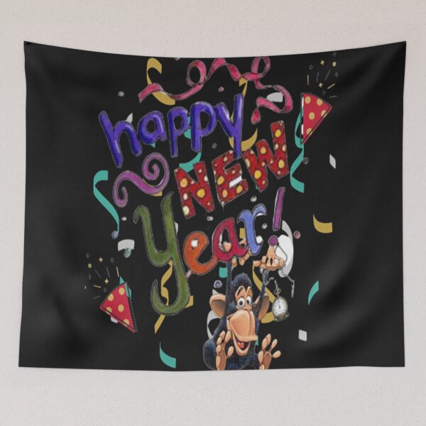 Item preview, Happy New Year Monkey, Howdy New Year,New Years Celebration, New Years Eve Countdown designed and sold by Adri Barnard.