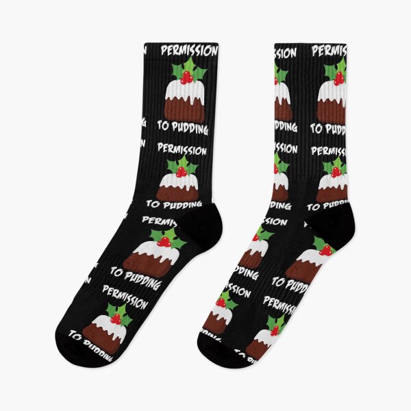 Item preview, Permission to Pudding - Funny | Witty Christmas pudding design designed and sold by HROC.