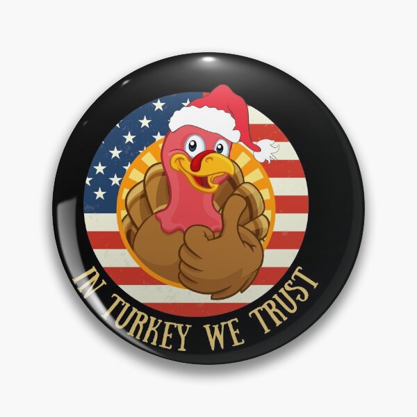 Item preview, In Turkey we trust Christmas bird design! Funny | patriotic Christmas Turkey design! designed and sold by HROC.
