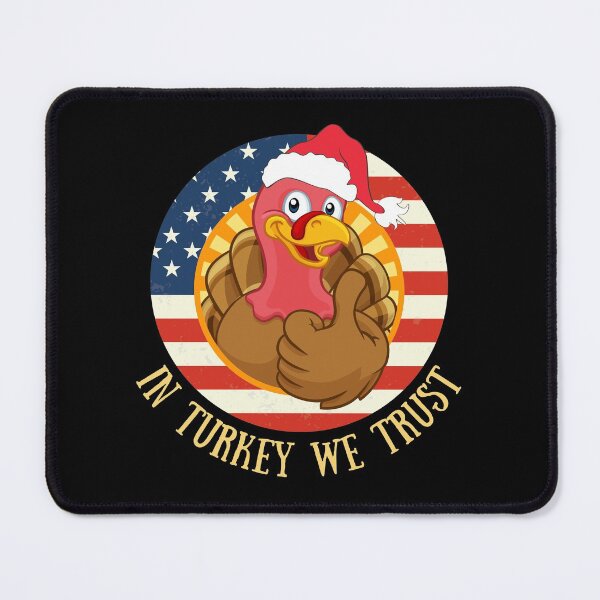 Item preview, In Turkey we trust Christmas bird design! Funny | patriotic Christmas Turkey design! designed and sold by HROC.
