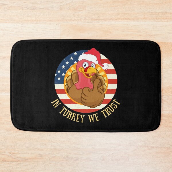 Item preview, In Turkey we trust Christmas bird design! Funny | patriotic Christmas Turkey design! designed and sold by HROC.
