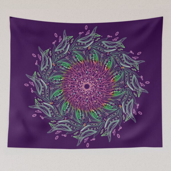 Item preview, Psychedelic Light Mandala designed and sold by psychohexane.
