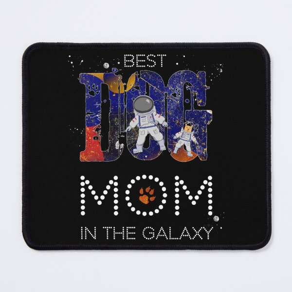 Item preview, Best Dog Mom in Galaxy Funny Vintage Space Planets Astronaut designed and sold by r-silver.