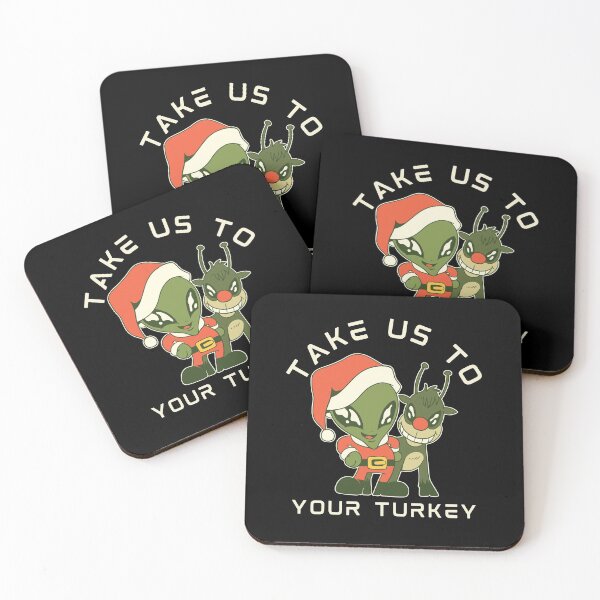 Item preview, Take us to your Turkey design! Funny | sarcastic alien abduction Christmas Turkey design! designed and sold by HROC.