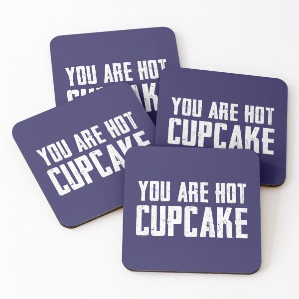 Item preview, You're Hot Cupcake (Dark Blue BG - Version 2) designed and sold by FilipeFerreira.