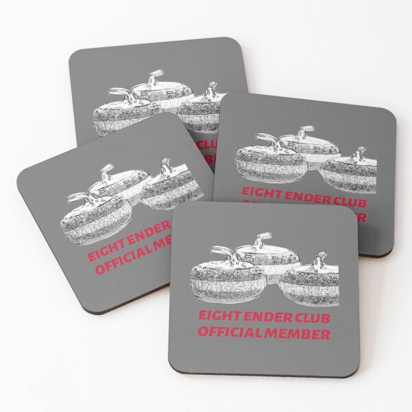 Item preview, Eight Ender Club Curling Rocks-grey designed and sold by VJKTees.