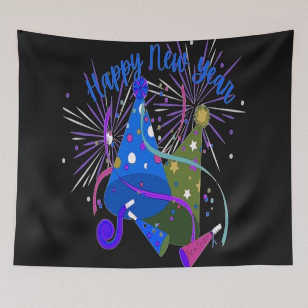 Item preview, Happy New Year, Cute Hats,3, Howdy New Year,New Years Celebration, New Years Eve Countdown designed and sold by Adri Barnard.