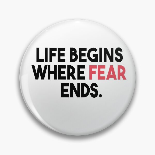 Item preview, Life Begins Where Fear Ends. designed and sold by Heddar Badreddine.