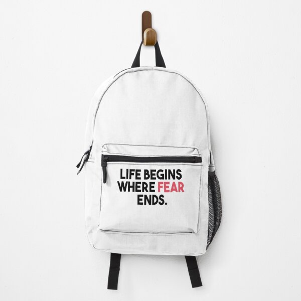 Item preview, Life Begins Where Fear Ends. designed and sold by Heddar Badreddine.