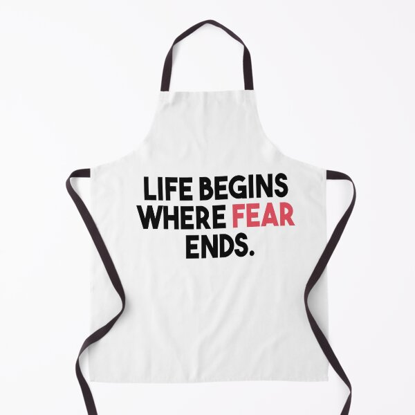 Item preview, Life Begins Where Fear Ends. designed and sold by Heddar Badreddine.
