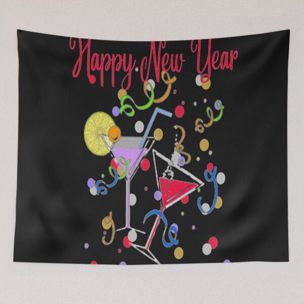 Item preview, Happy New Year, Glasses, Howdy New Year,New Years Celebration, New Years Eve Countdown designed and sold by Adri Barnard.
