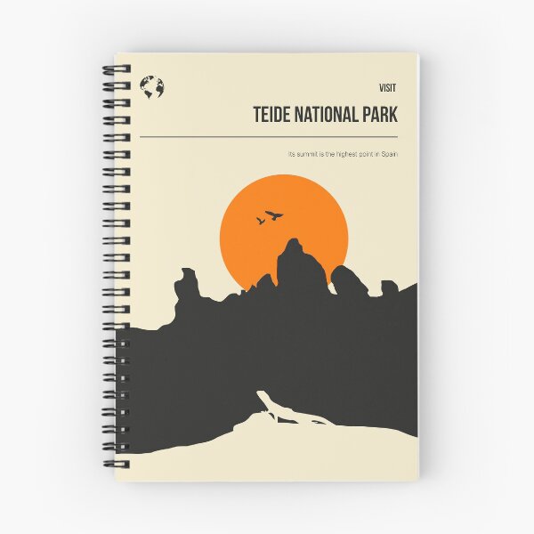 Item preview, Teide National Park Vintage Minimal Travel Poster designed and sold by Stadify.