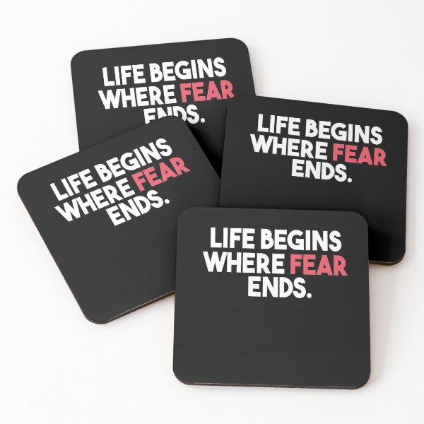 Item preview, Life Begins Where Fear Ends. designed and sold by Heddar Badreddine.