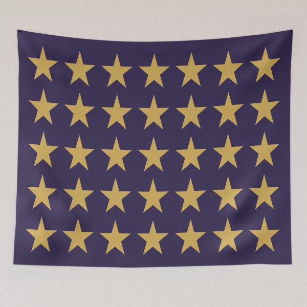 Item preview, Medium GOLD  and NAVY BLUE STARS  designed and sold by RachelMacht.