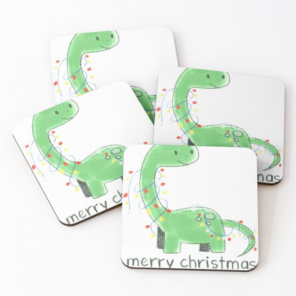 Item preview, Cute Christmas dinosaur designed and sold by Mayarart.