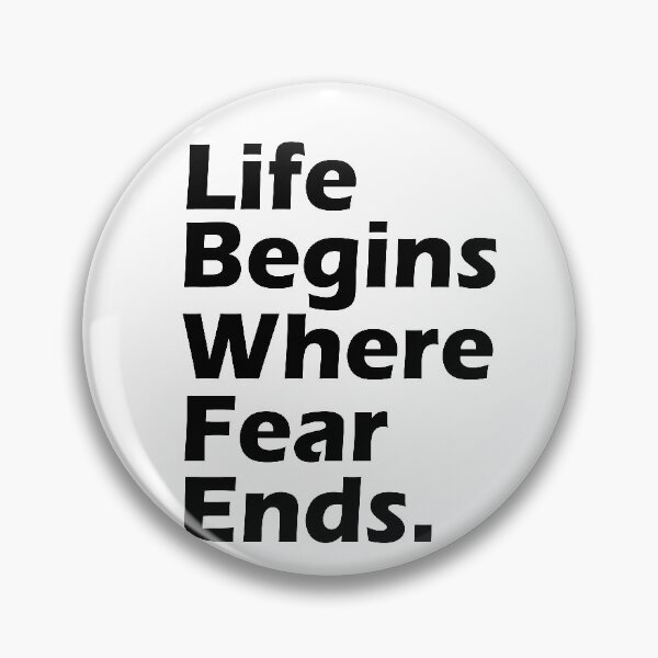 Item preview, Life Begins Where Fear Ends. designed and sold by Heddar Badreddine.