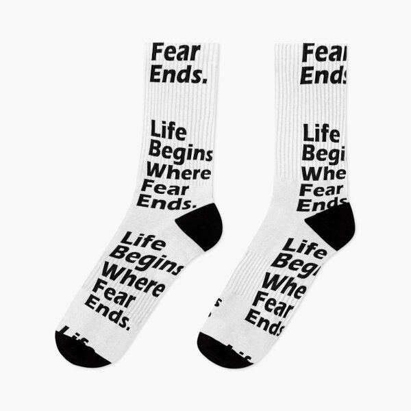 Item preview, Life Begins Where Fear Ends. designed and sold by Heddar Badreddine.