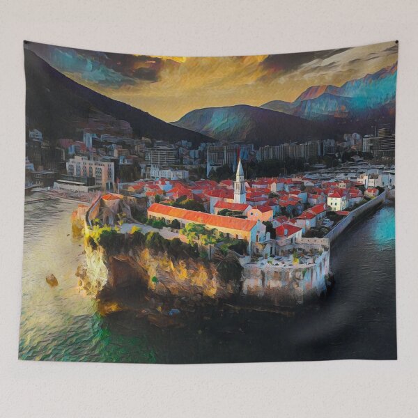 Item preview, Budva, Montenegro designed and sold by Sofia-Draws.