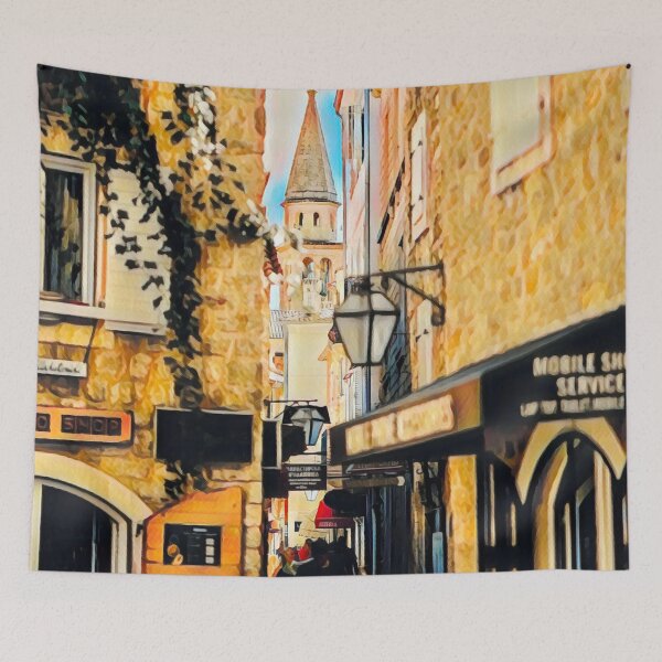 Item preview, Budva Streets designed and sold by Sofia-Draws.