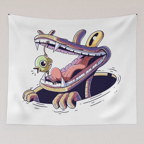 Item preview, Bird in crocodile mouth designed and sold by yassineddy.
