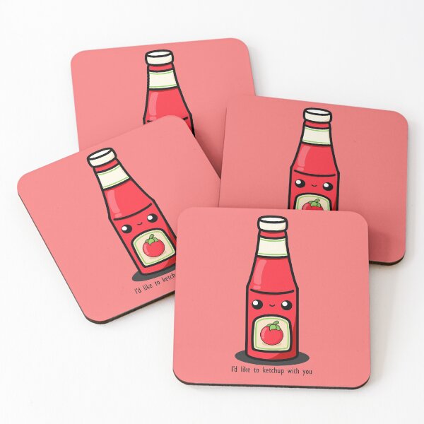 Item preview, Cute Cartoon Tomato Ketchup || Tomato Sauce || Kawaii designed and sold by cookingwithten.