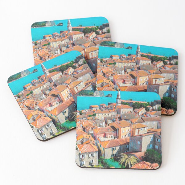 Item preview, Old Town Budva designed and sold by Sofia-Draws.