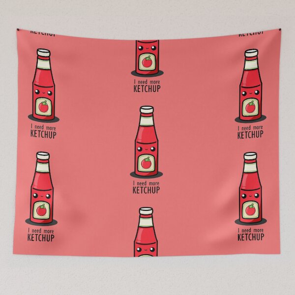 Item preview, Cute Cartoon Tomato Ketchup || Tomato Sauce || Kawaii designed and sold by cookingwithten.