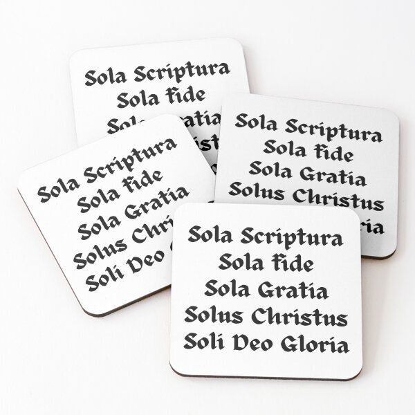 Item preview, The Five Solas - Christianity designed and sold by ElementJourney.