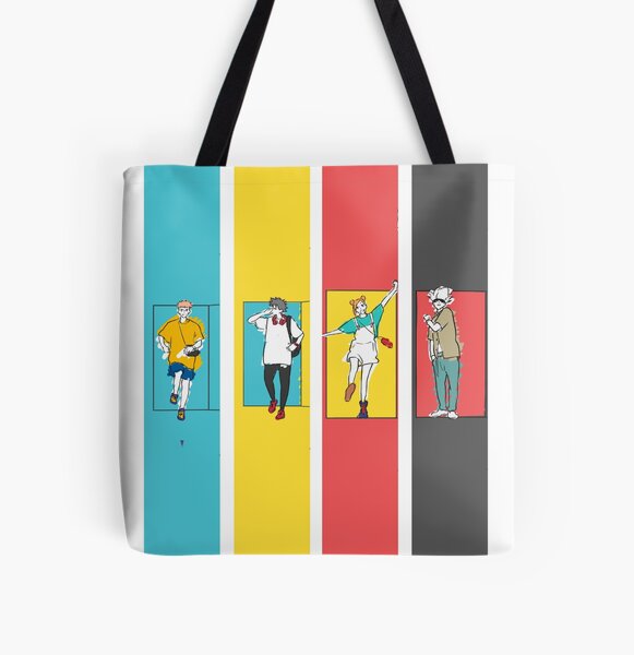 Jujutsu Kaisen verloren im Paradies Allover-Print Tote Bag