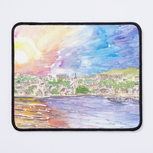 Item preview, Stromness Orkney Islands Astonishing Sun over Mainland designed and sold by artshop77.