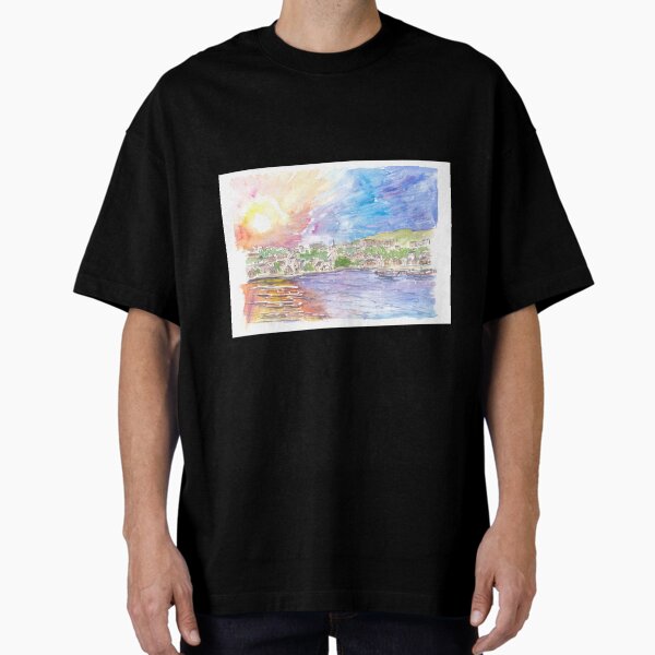 Item preview, Stromness Orkney Islands Astonishing Sun over Mainland designed and sold by artshop77.