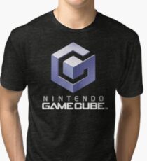 Nintendo Gamecube Logo Tri-blend T-Shirt