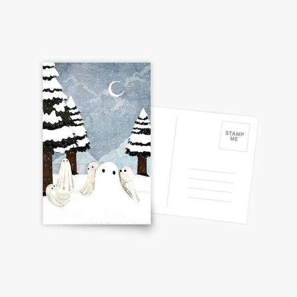 Snow Ghosts Postcard