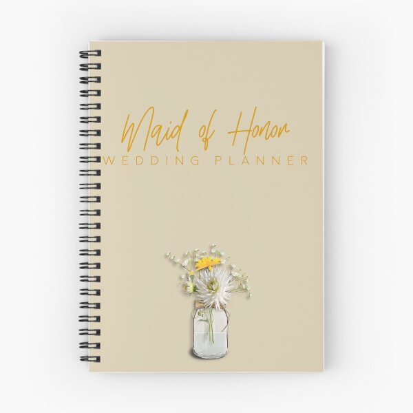Item preview, Maid of Honor: Beige Minimal Wedding Planner and Organizer designed and sold by Merchking1.